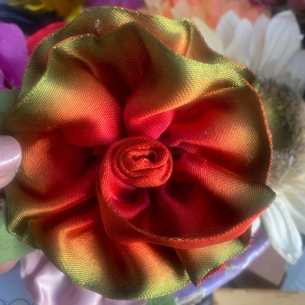 Women’s Rose Brooch. Hat Pin. Flower Pin